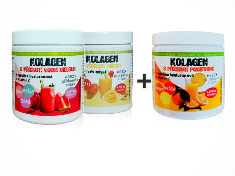 Bio-Detox Kolageny s příchutí VODNÍ MELOUN, MANGO + POMERANČ ZDARMA - main (1)