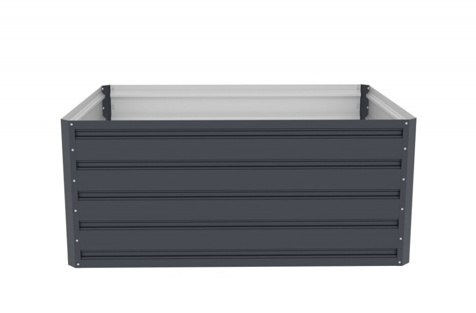 G21 Vyvýšený záhon G21 Daisy 120 x 90 x 52 cm, plechový, antracitový G21-63900223 - main (2)