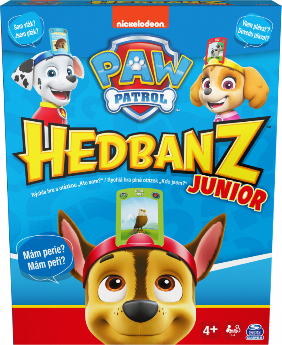 SMG HEDBANZ PAW PATROL JUNIOR SPOL. HRA HÁDANEK CZ/SK - main (0)