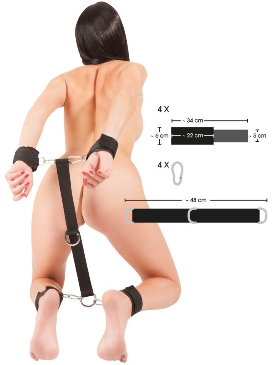 Bad Kitty BK Wrist Ankle Cuffs - main (1)