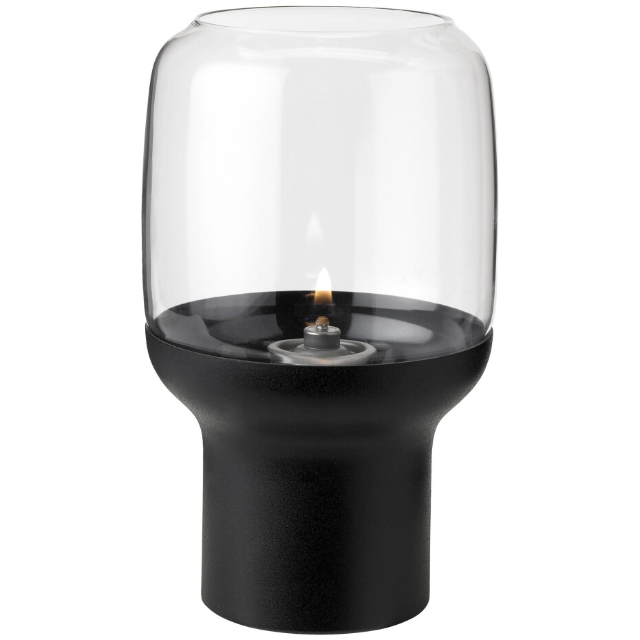 Olejová lampa HOOP 17 cm, černá, nerezová ocel, Stelton - main (0)