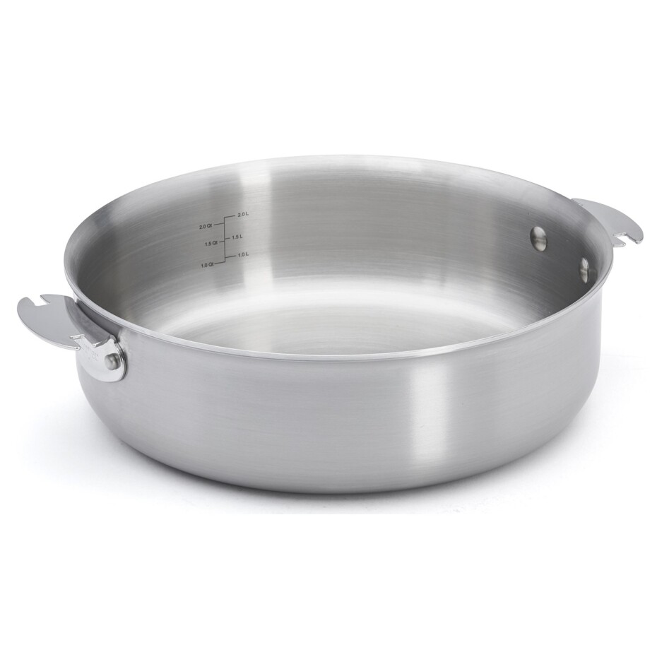 Pánev na soté ALCHIMY LOQY 24 cm, stříbrná, nerezová ocel, de Buyer - main (0)