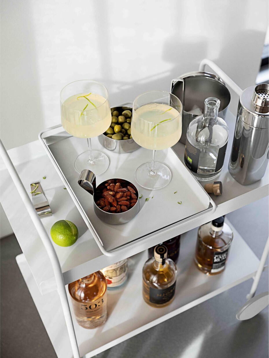 Servírovací vozík A-COCKTAIL 66 cm, šedá, kov, Zone Denmark - main (4)