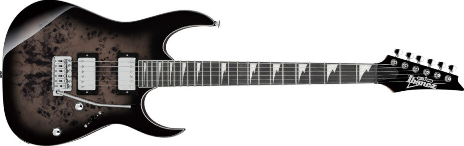Ibanez GRG220PA1-BKB - Transparent Brown Black Burst - main (0)