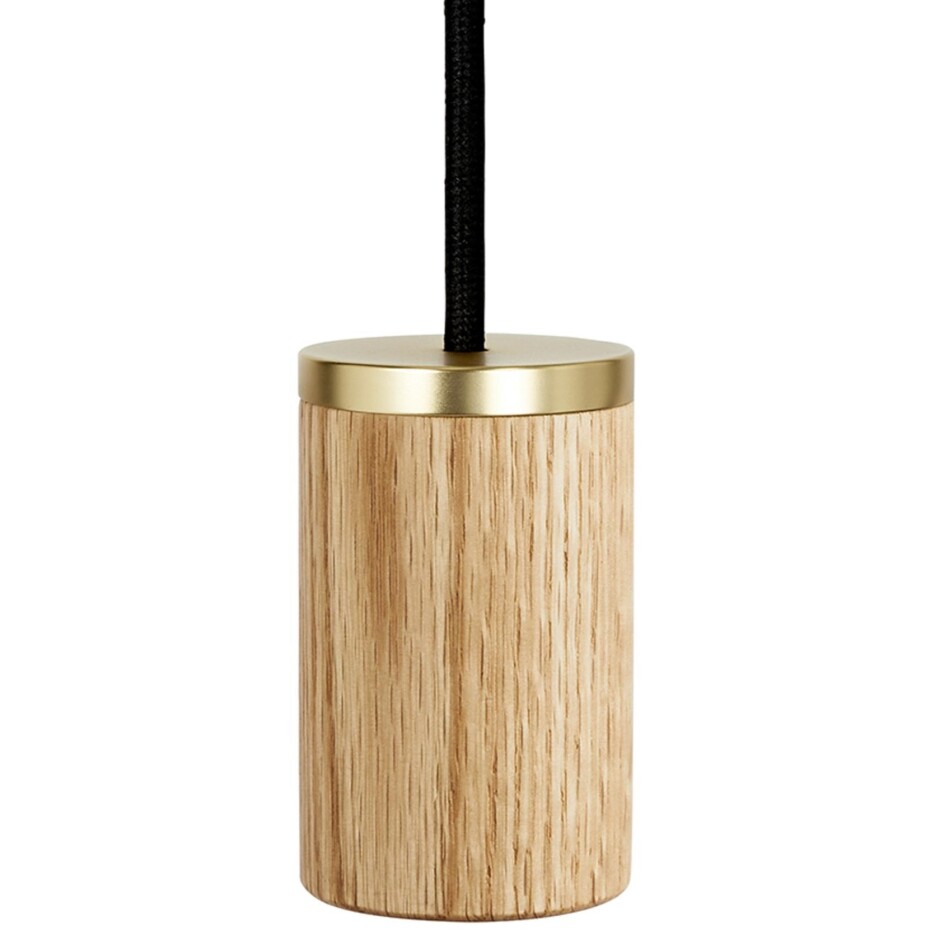 Závěsná lampa KNUCKLE 8 cm, hnědá, dubové dřevo, Tala - main (0)