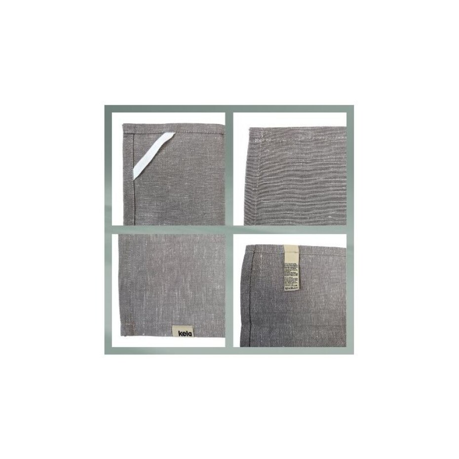KELA Utěrka Puro 55% bavlna/45% len šedá 70,0x50,0cm KL-12805 - main (1)