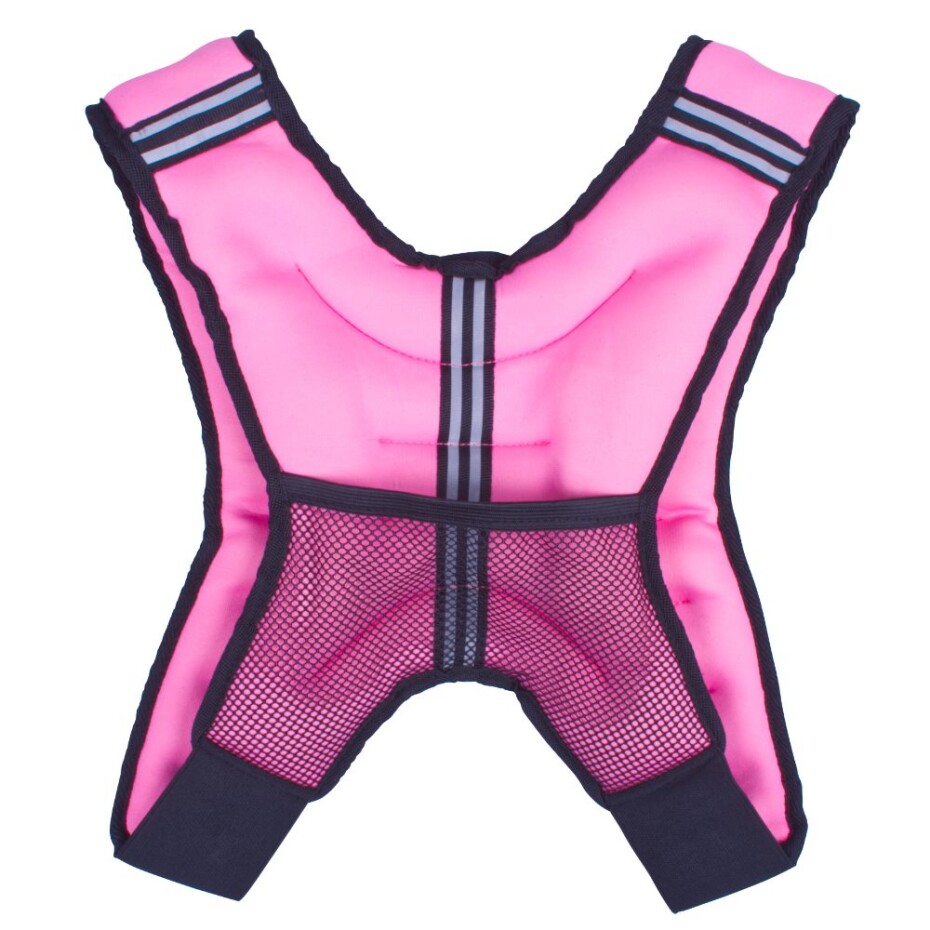 Zátěžová vesta na běh Sportago Brisk 5 kg, růžová - main (1)