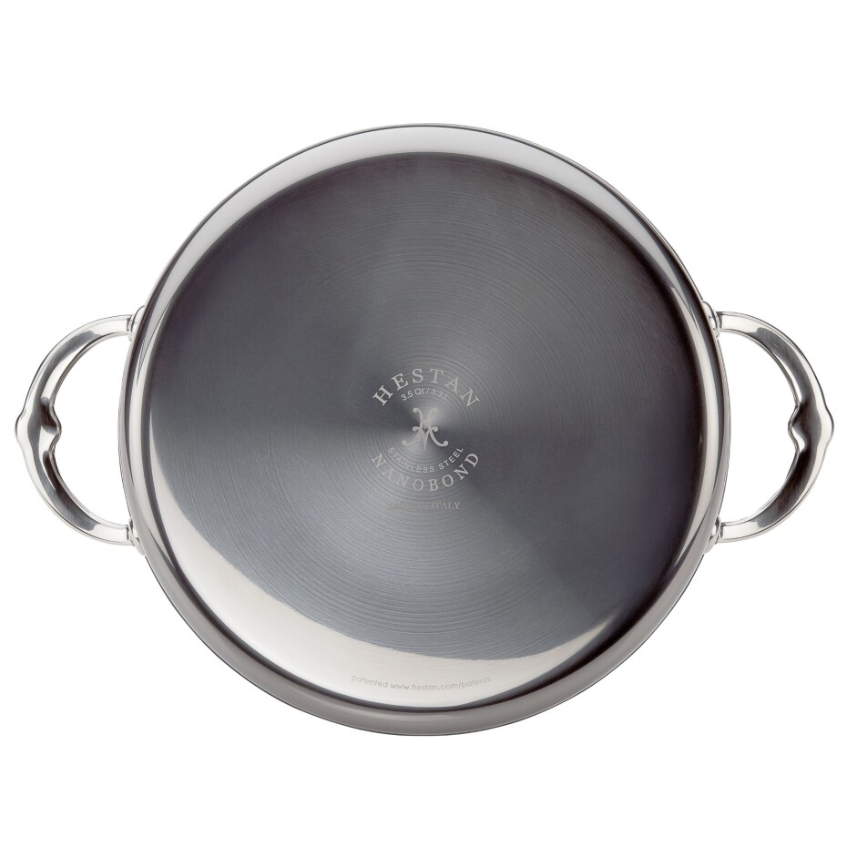 Servírovací pánev NANOBOND TITANIUM 26 cm, 3,3 l, nerezová ocel, Hestan - main (13)