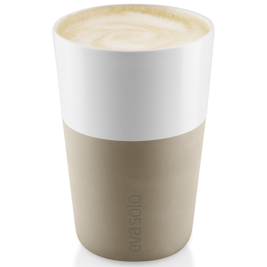 Hrnek na café latte, sada 2 ks, 360 ml, perlově béžová, Eva Solo - main (0)