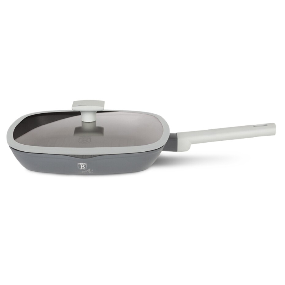 BERLINGERHAUS Pánev grilovací s poklicí s titanovým povrchem 28 cm Aspen Collection BH-7073 - main (2)