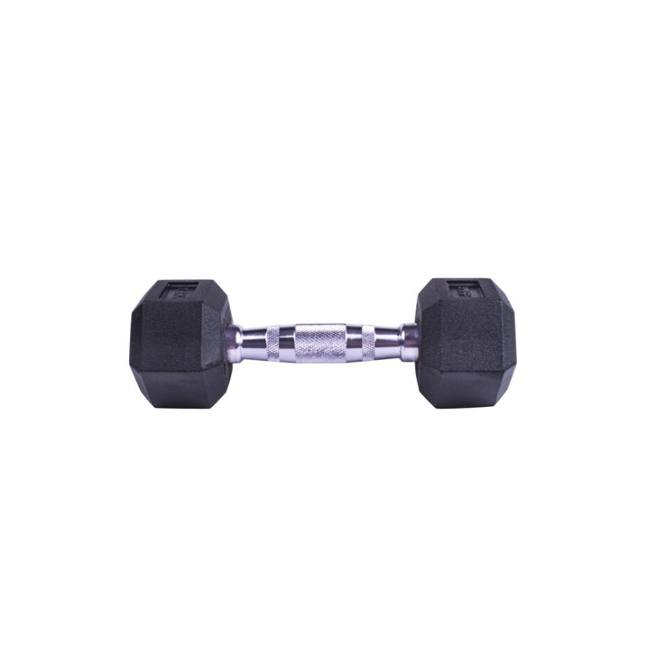Profi šestihranná pogumovaná činka Sportago Hexagon 2,5 kg - main (3)