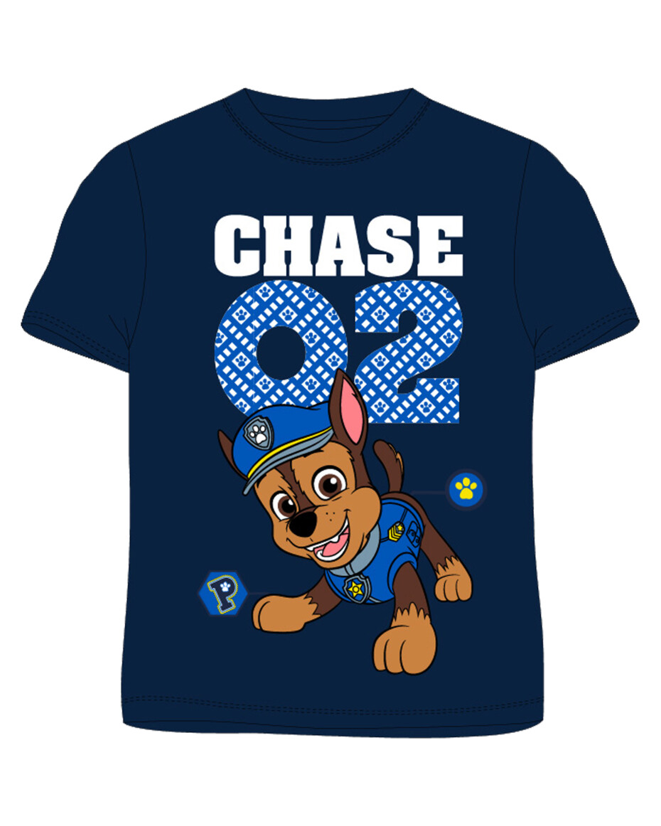 Paw Patrol - Tlapková patrola -Licence Chlapecké tričko - Paw Patrol 52022253, tmavě modrá Barva: Modrá tmavě, Velikost: 122 - main (0)