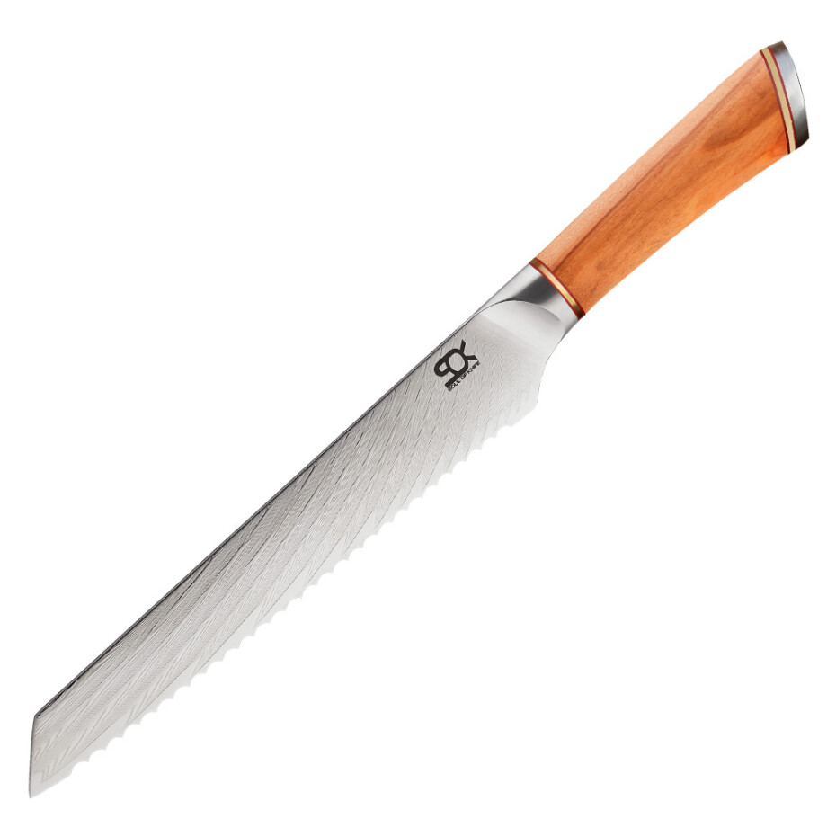 Nůž na chleba SOK OLIVE SUNSHINE DAMASCUS 19 cm, Dellinger - main (0)