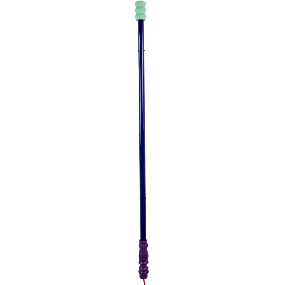 Nástěnné dekorační světlo SUPERLINEA 141,5 cm, modrá, dřevo / plast, Seletti - main (0)
