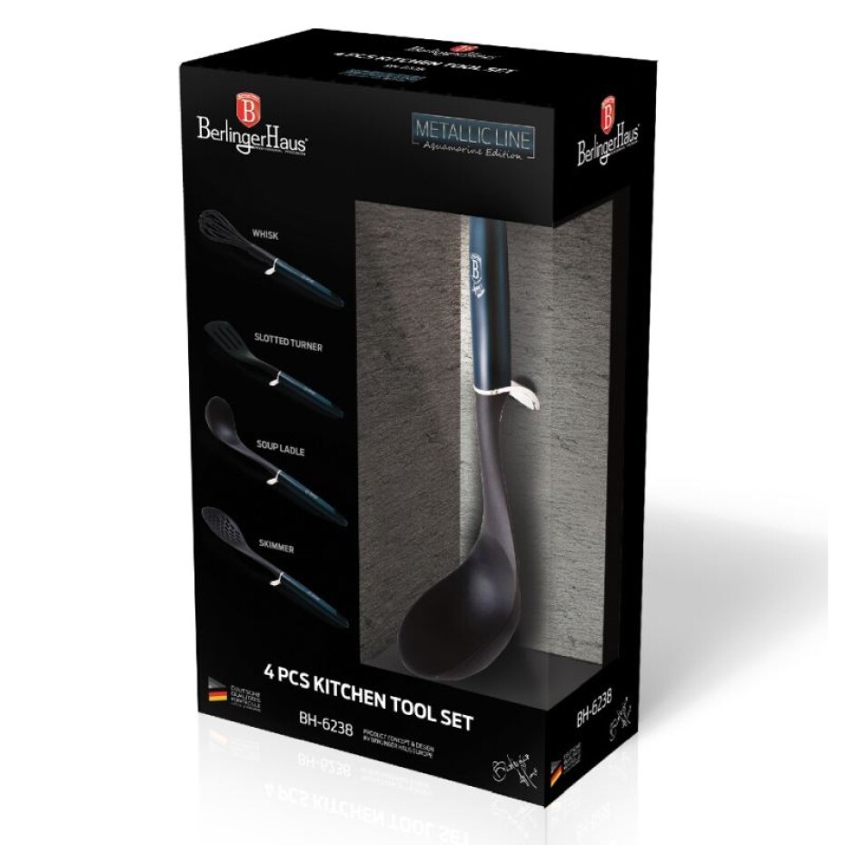 BERLINGERHAUS Kuchyňské náčiní sada 4 ks Aqumarine Metallic Line BH-6238 - main (3)