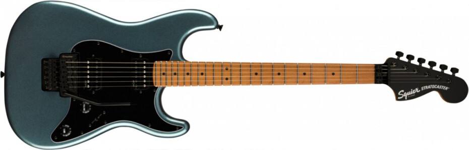 Fender Squier Contemporary Stratocaster HH FR Gunmetal Metallic Roasted Maple - main (0)