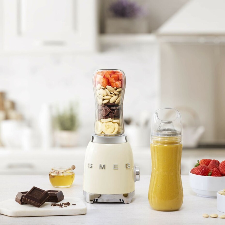 Smoothie mixér PBF01CREU, krémová, SMEG - main (1)