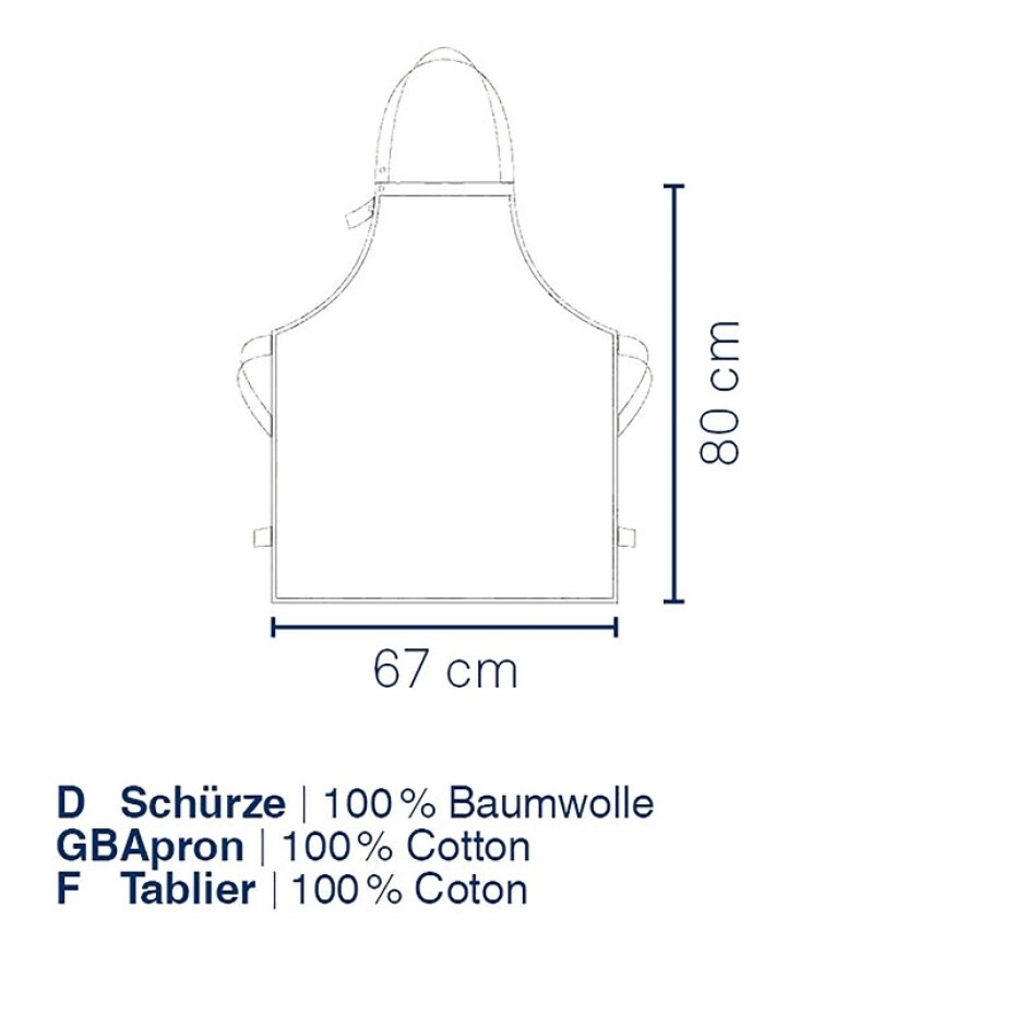 KELA Zástěra Cora 100% bavlna světle zelené/zelené pruhy 80,0x67,0cm KL-12815 - main (1)