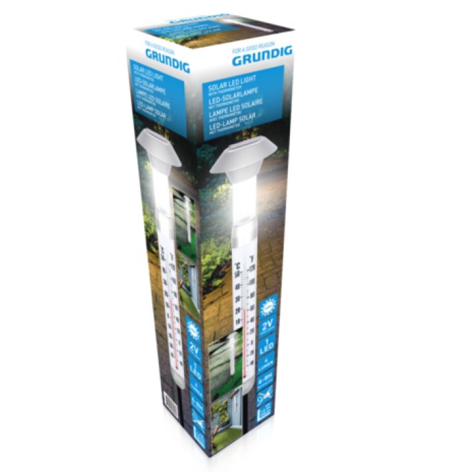 GRUNDIG Solární LED zahradní teploměr ED-208256 - main (1)