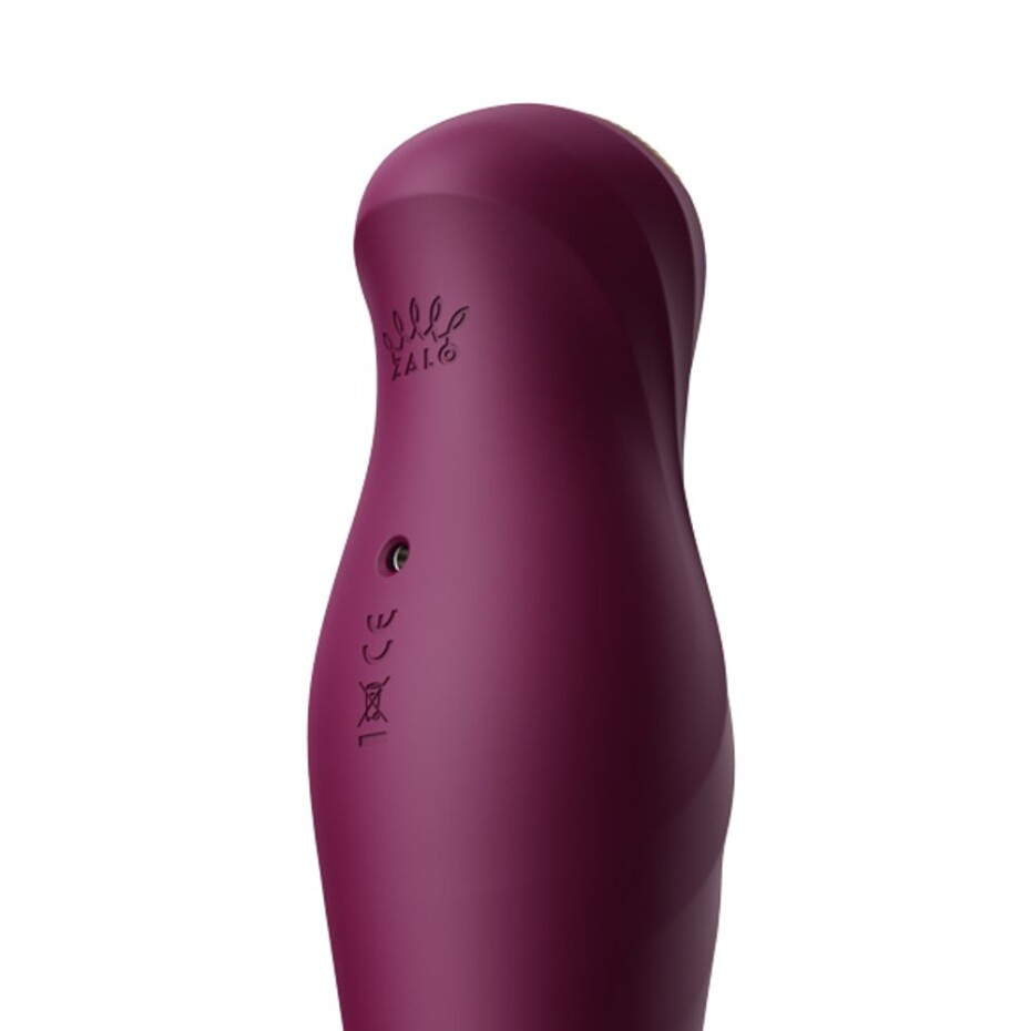 Zalo King Vibrating Thruster Velvet Purple - main (7)