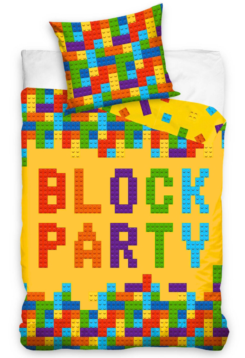 TipTrade Povlečení bavlněné 140x200 +70x90 - Stavebnice Block Party - main (0)