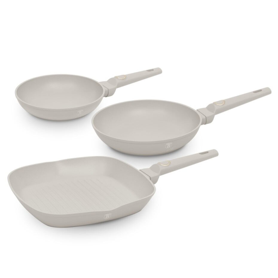 BERLINGERHAUS Sada pánví s titanovým povrchem 3 ks Sahara Collection steak BH-8079 - main (0)