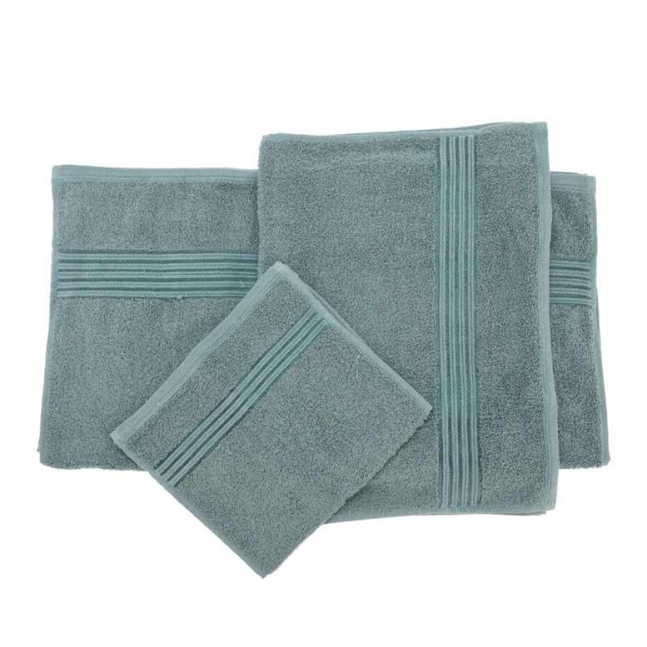 HOMESTYLING Sada 3 ks ručníků modrozelená KO-HD1001270 - main (0)