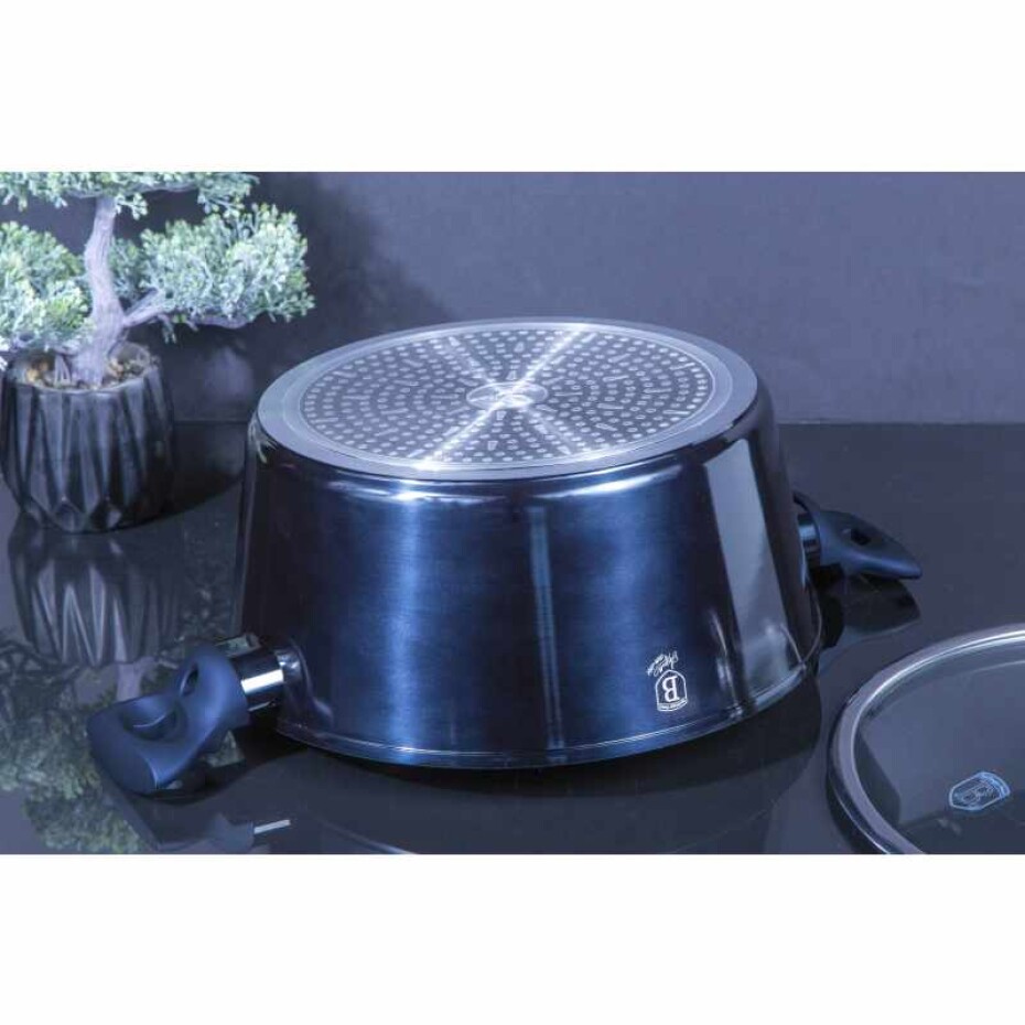 BERLINGERHAUS Kastrol s mramorovým povrchem a poklic 30 cm Metallic Line Aquamarine Edition BH-7148 - main (9)