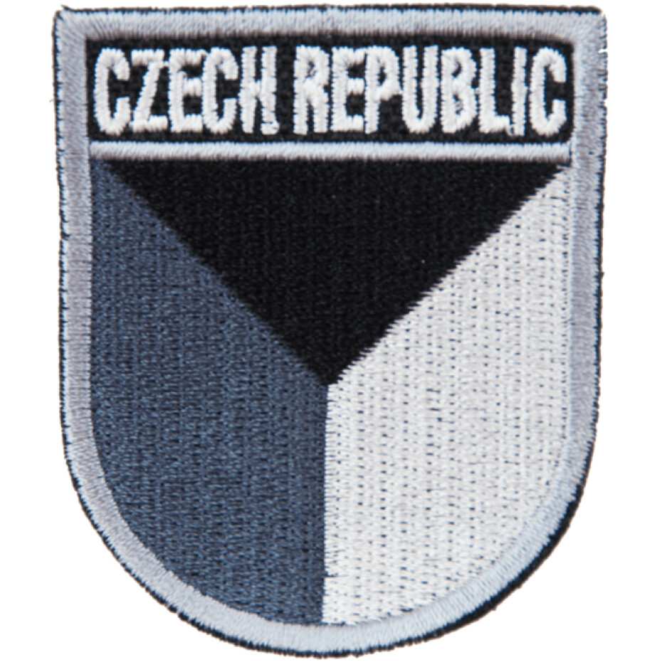 Nášivka: CZECH REPUBLIC [pavéza] černá | bílá - main (0)