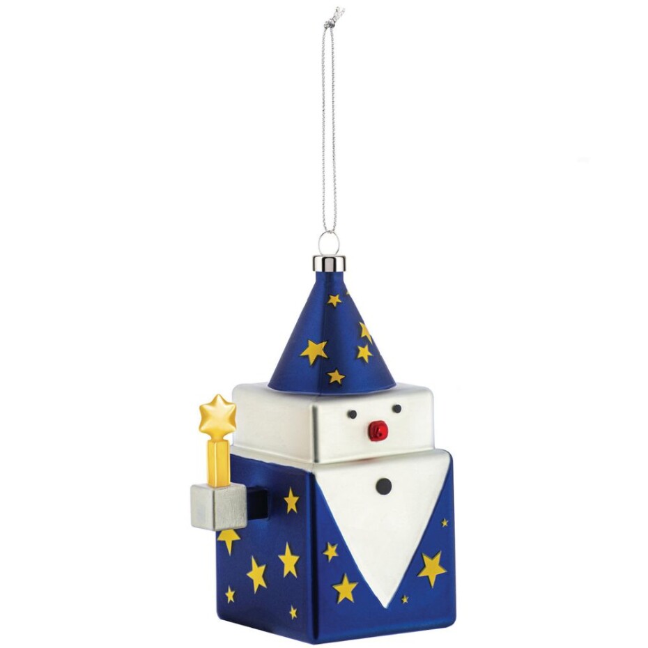 Vánoční ozdoba CUBOMAGO, modrá, Alessi - main (2)