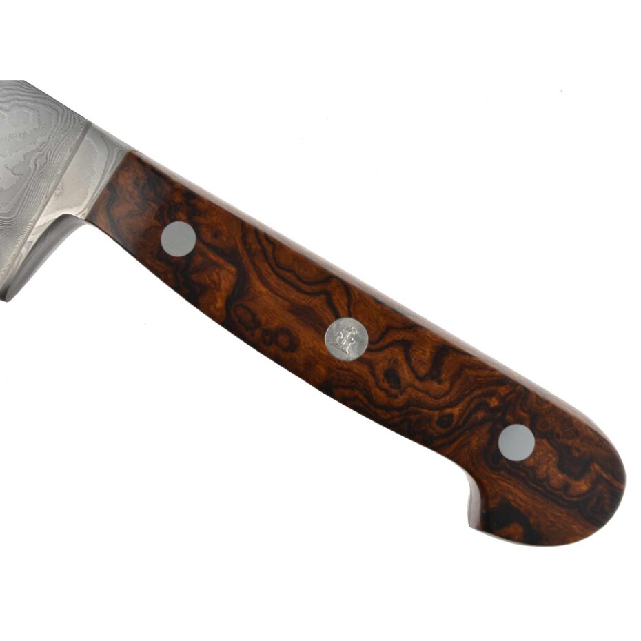 Güde Solingen Kuchařský nůž DAMASCUS 21 cm, hnědá, Güde - main (3)