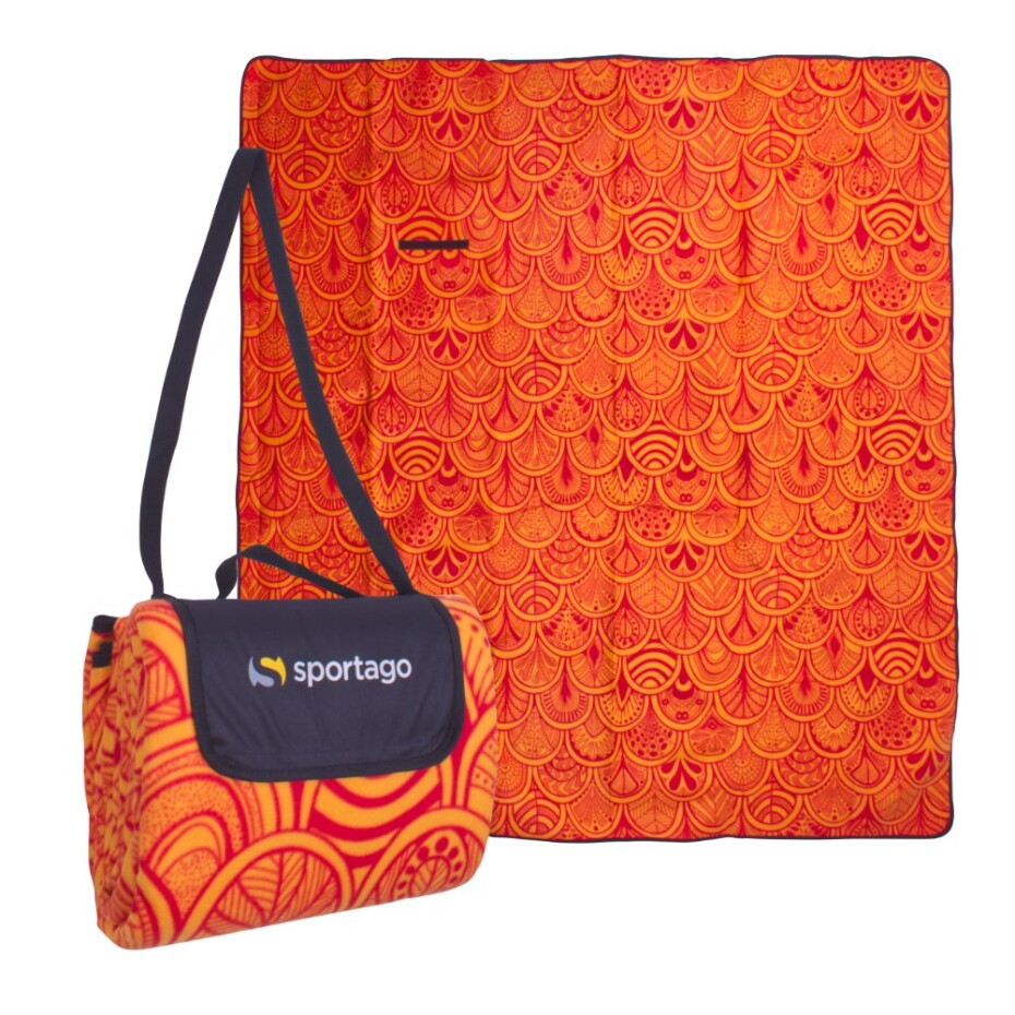 Sportago Forest pikniková deka 180x210 cm, oranžová - main (0)