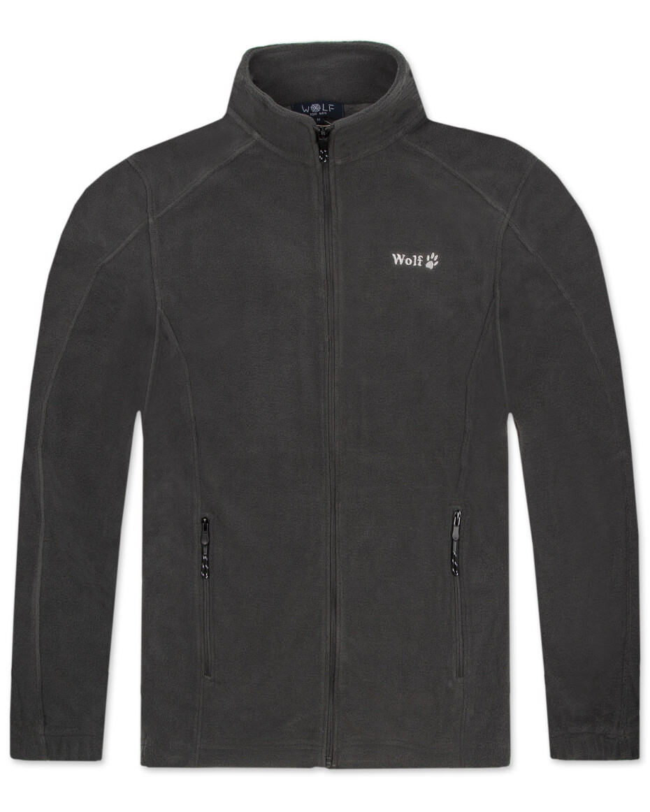Pánská flísová mikina - Wolf B2357, tmavě šedá Barva: Šedá, Velikost: 3XL - main (0)
