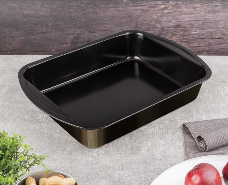 BERLINGERHAUS Pečící plech s titanovým povrchem Shiny Black Collection 35x27cm BH-6804 - main (3)
