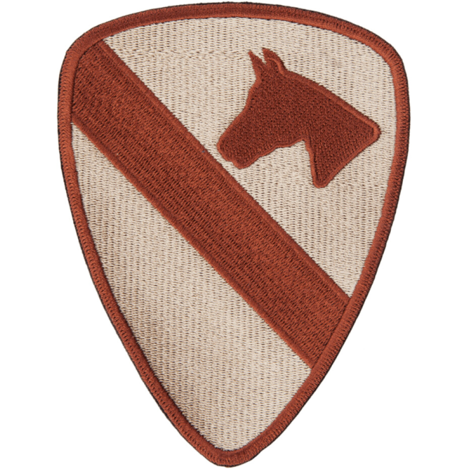 Nášivka: Divize jízdní 1. (First Cavalry) béžová | hnědá - main (0)