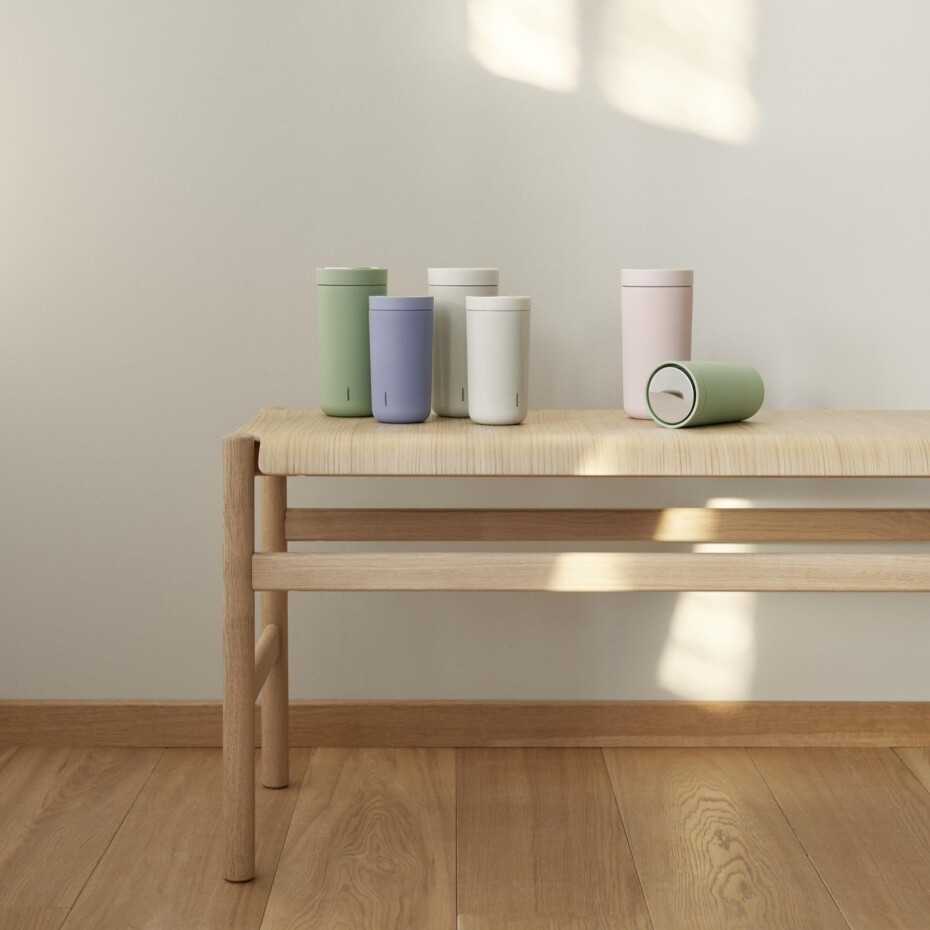 Cestovní hrnek TO GO CLICK 400 ml, jemně žlutá, Stelton - main (3)