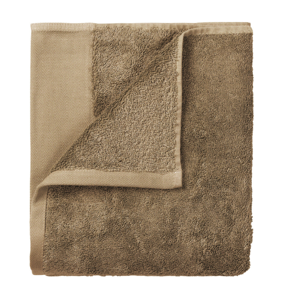 BLOMUS Ručníky bavlněné sada 4ks 30x30cm hnědé riva - main (0)