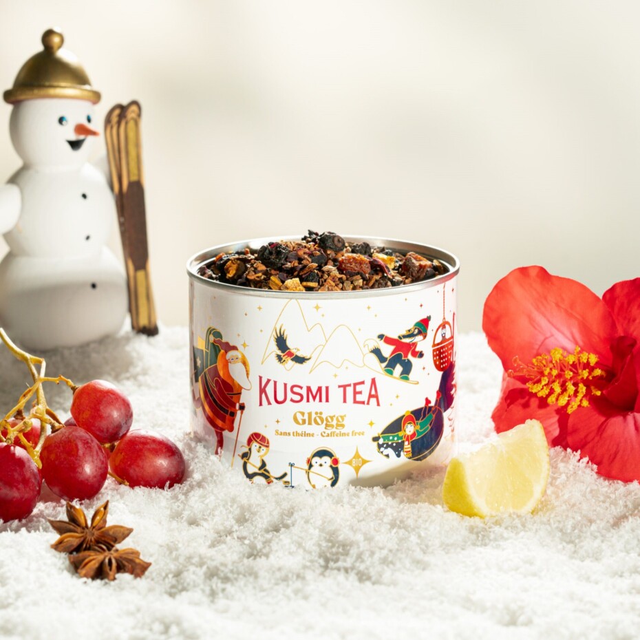 Ovocný čaj GLOGG 2024, 125 g plechovka, Kusmi Tea - main (1)