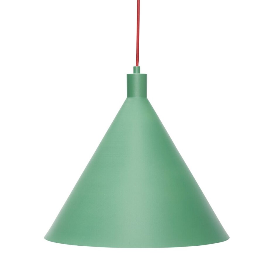 Závěsná lampa YAMA, zelená, Hübsch - main (0)