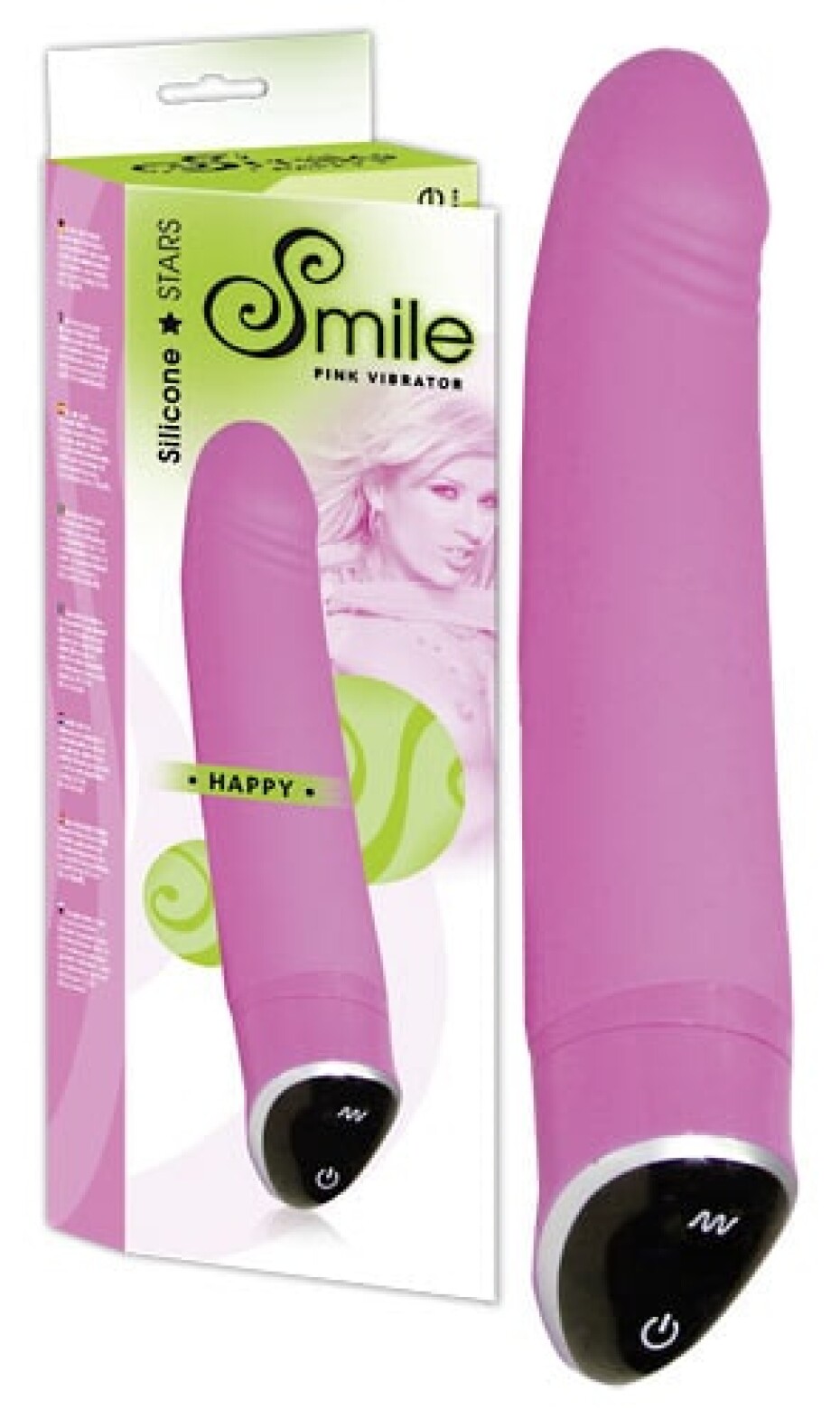 Vibrátor Smile Happy Růžová - main (2)