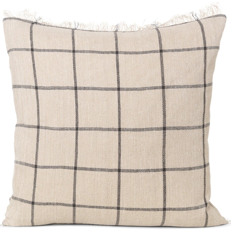 Dekorační polštář CALM 50 x 50 cm, béžová, bavlna / len, ferm LIVING - main (0)