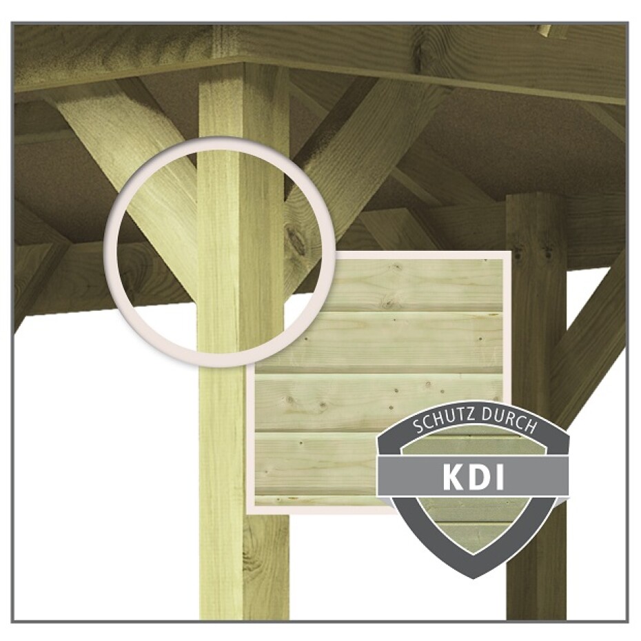 Carport KARIBU SATTELDACH 1 43468 LG2487 - main (5)