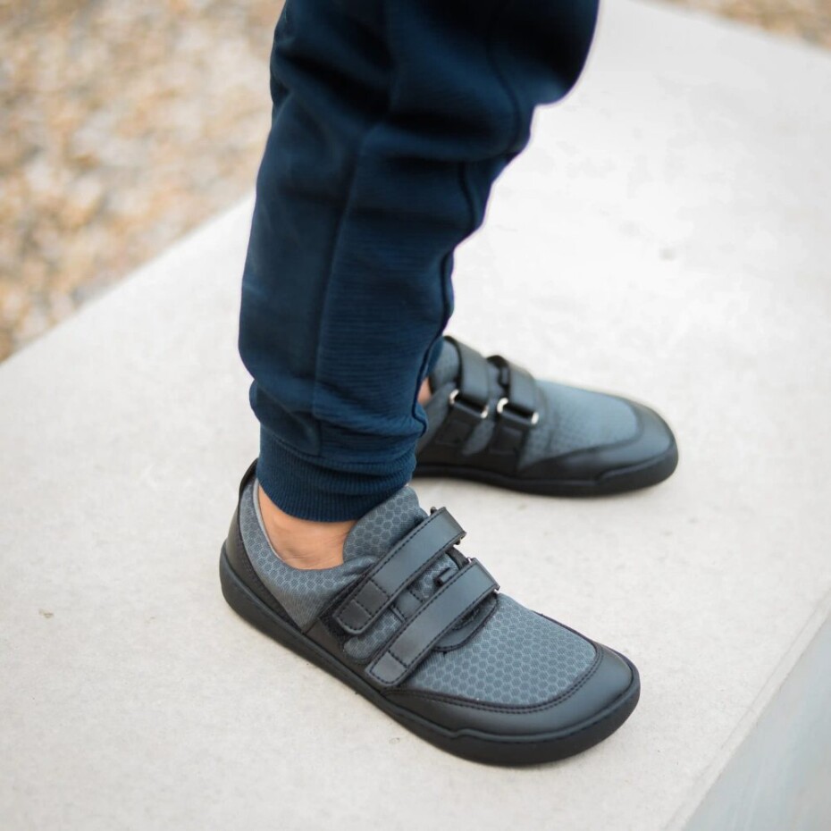 Dětské barefoot tenisky CRAVE CATBOURNE Grey, šedá - 28 - main (7)