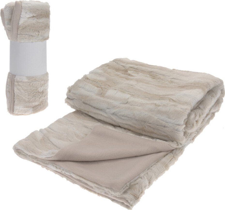 HOMESTYLING Deka mikroplyš 130 x 150 cm krémová KO-AAE313040 - main (0)