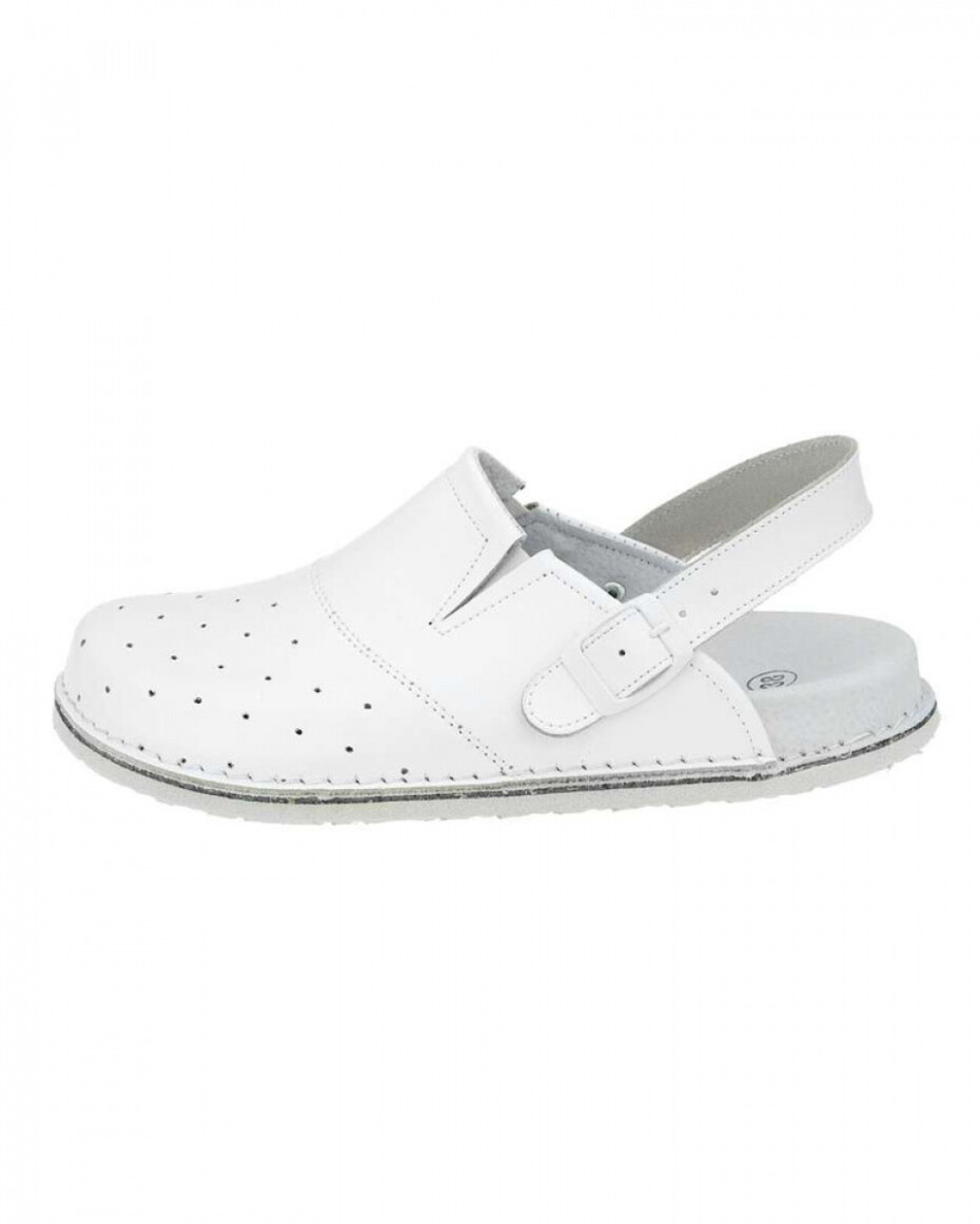Pracovní ortopedická pantofel AB/505-5 bílé - main (3)