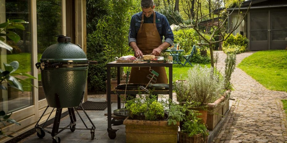 Nástavbový rám stolu, Big Green Egg - main (2)