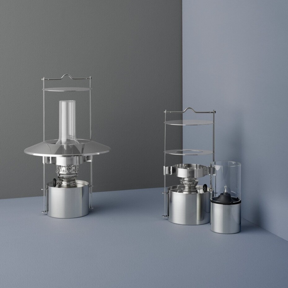 Lucerna EM 43 cm, stříbrná, nerezová ocel, Stelton - main (3)