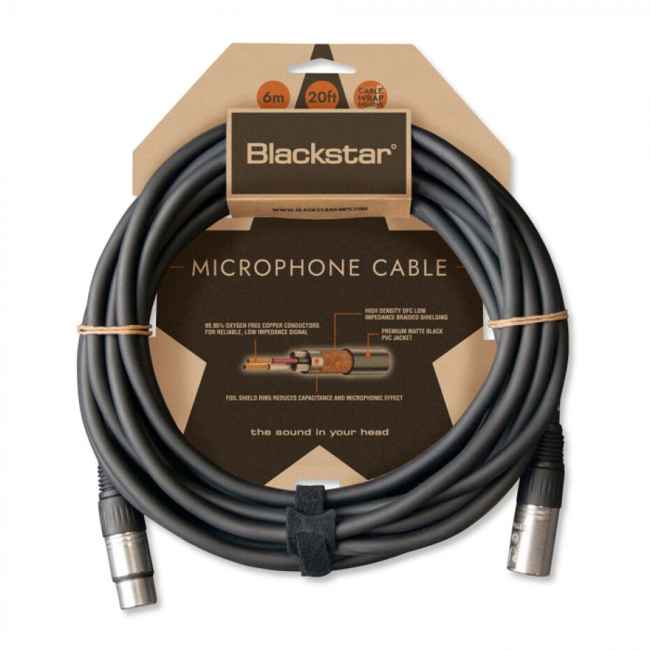 Blackstar XLR Cable 6m F/M - main (0)