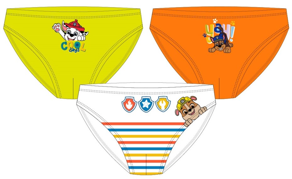 Paw Patrol - Tlapková patrola -Licence Chlapecké slipy - Paw Patrol 52331746, mix barev Barva: Mix barev, Velikost: 122-128 - main (0)