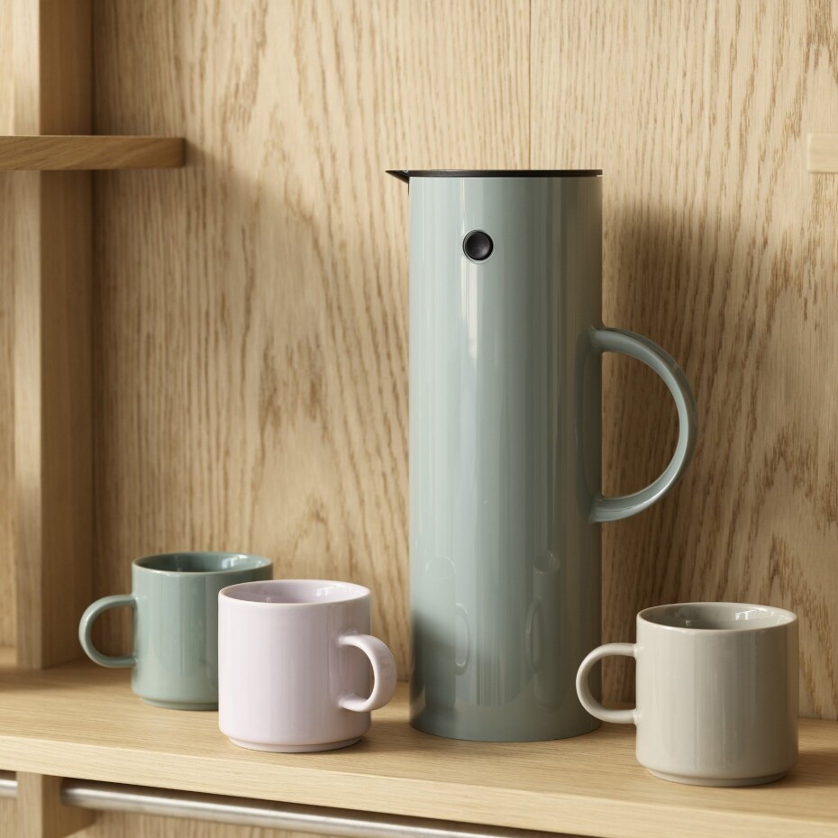 Hrnek na kávu 200 ml, sada 2 ks, levandulová, kamenina, Stelton - main (3)
